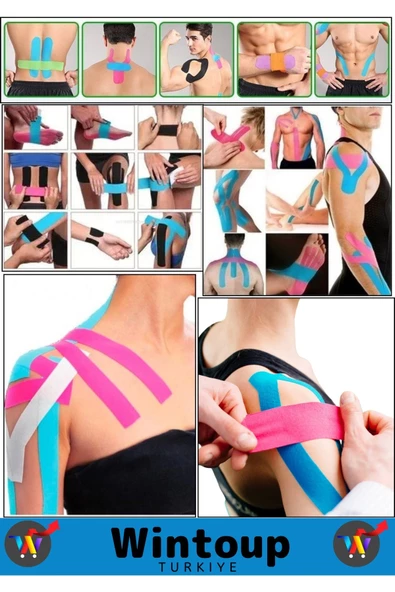 Özel Üretim Hızlı Etkili Azaltıcı Yorgunluk Giderici Isı Ağrı Bantı 5Cmx5M Mavi - 2