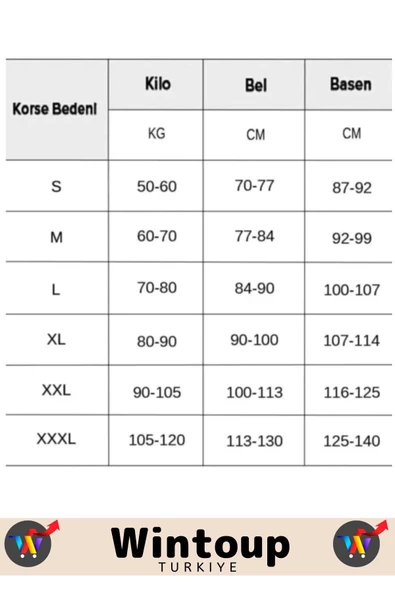 Özel Seri 2 Beden İncelten Şekillendirici Toparlayıcı Sıkılaştırıcı Ağraf Ten 2XL/3XL Bel Korse - 3