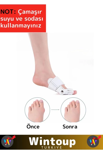 Özel Üretim Standart Beden Yumuşak Yıkanabilir Sağ Sol Ayak Uyumlu Baş Parmak Kemik Düzeltici 1 Adet - 3