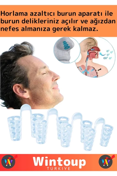 Özel Model Burun Delik Horlama Azaltıcı Rahatlatıcı Etkili Burun Delik Aparatı 4'lü - 3