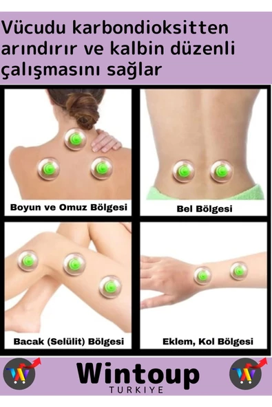 Özel Üretim Yüksek Kaliteli Selülit Çatlak Giderici Vakumlu 7 Numara Hacamat Kupası 20 Adet - 2