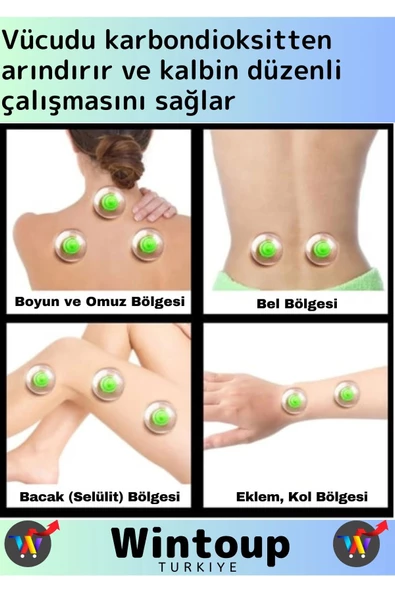 Özel Üretim Yüksek Kaliteli Selülit Çatlak Giderici Vakumlu 5 Numara Hacamat Kupası 50 Adet - 2