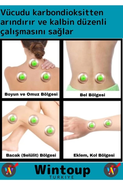 Özel Üretim Yüksek Kaliteli Selülit Çatlak Giderici Vakumlu 24'lü Hacamat Kupası Seti - 2