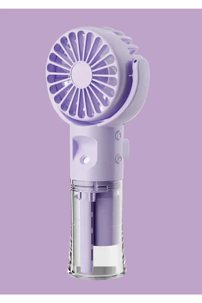 Mini Fan Boyun Askılı Buharlı Su Püskürtmeli 4 Kademeli Gündelik/Ofis/Seyahat Tipi Vantilatör - 2