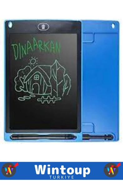 Özel Üretim 8.5 Inch LCD Dijital Kalemli Çocuk Not Resim Grafik Çizim Eğitim Tableti - 3