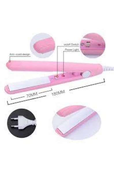 Premium Seri Seyahat Tipi Taşınabilir Mini Saç Düzleştirici - 3