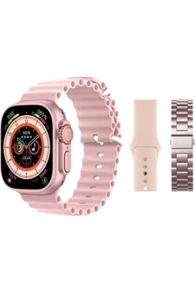 Premium WATCH 9 Series G49 ULTRA MİNİ 41 MM 3 Strap+Bracelet Watch - Resim 3