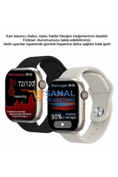 Oppo&honor Uyumlu Watch 8 Hk9 Pro Chatgpt Yapay Zeka 2.05 Hd Amoled Ekran Akıllı Saat - 2