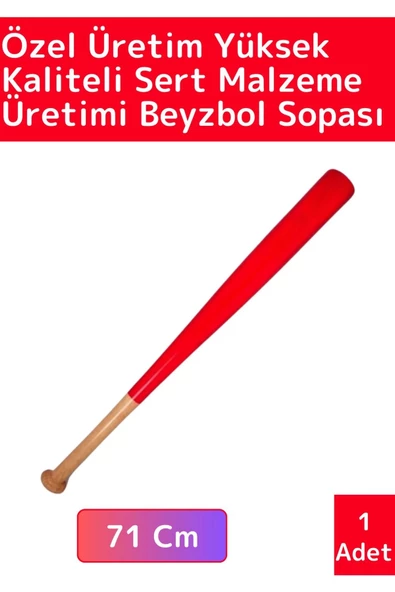 Özel Tasarım Yüksek Kaliteli Kırılmaz Hassas Kavrama Dayanıklı Ahşap Baseboll Beyzbol Sopası 71 Cm