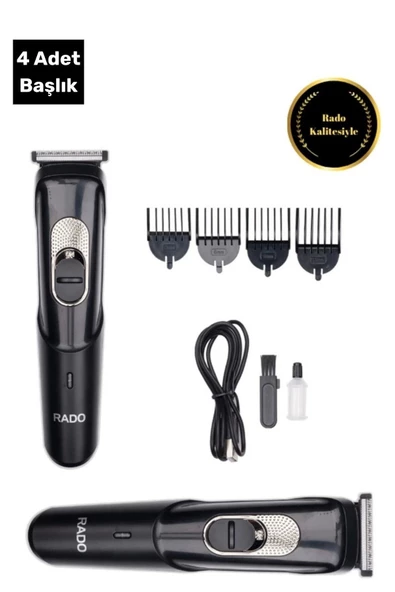 Premium Şarjlı Saç Sakal Vücut Tıraş Makinesi Ense Kesme Makinesi