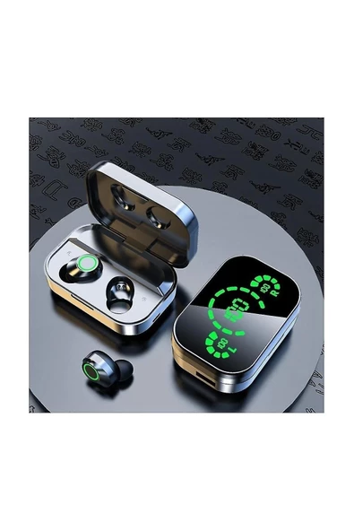 Güçlendirilmiş YD3 Bluetooth kulaklık anc/Enc özellikli powerbank özellikli aynali - Resim 5