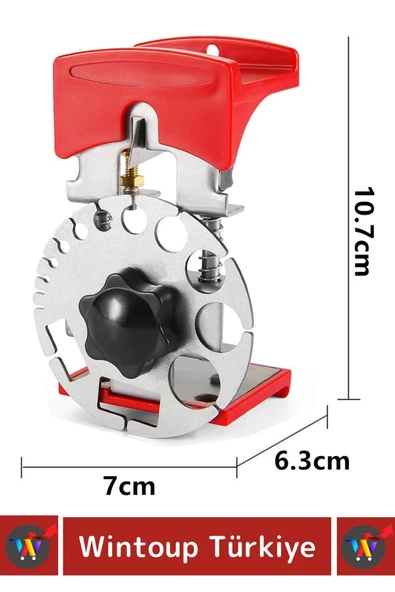 Özel Üretim Taşınabilir Cep Boy El Sıyırıcı Ayarlanabilir Hafif Kompakt Tel Kablo Soyucu - 6