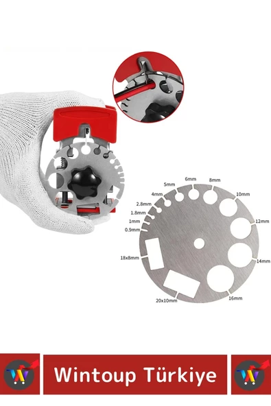 Özel Üretim Taşınabilir Cep Boy El Sıyırıcı Ayarlanabilir Hafif Kompakt Tel Kablo Soyucu - 4