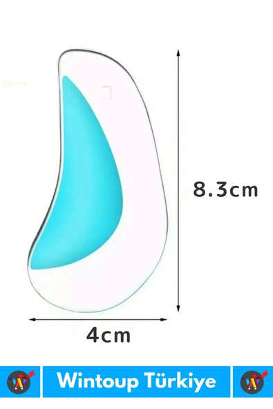 Premium Ergonomik Anatomik Boşluk Doldurucu Jel Düz Tabanlık Ark Destekli Silikon Ayak Tabanlığı 2li - 5