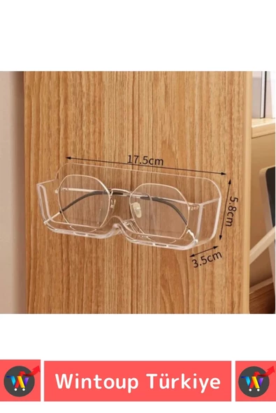 Özel Tasarım Dolap İç Dış Ayna Kenarı Banyo Duvar Araç İçi Kendinden Yapışkanlı Gözlük Standı 20 Adt - 4