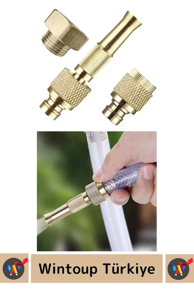 Özel Üretim Bahçe Araba Dış Cephe Balkon Yüksek Basınçlı Tazyikli Su Ayarlanabilir Hortum Başlığı - 3