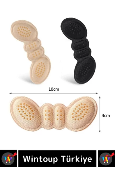 Premium Ayak Topuk Vurma Önleyici Taban Arkası Koruyucu Ayakkabı Daraltma Pedi 5 Mm 1 Çift - 6