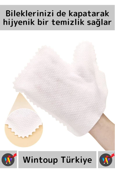 Premium Dayanıklı Yüksek Kaliteli Mikrofiber Pratik Çok Fonksiyonlu Temizlik Toz Alma Eldiveni 20'li - 2