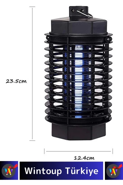 Premium Prizli Asmalı Az Yer Kaplayan Elektrikli Cihaz Cız Lamba Mor Işık Kara Sivri Sinek Öldürücü - 5