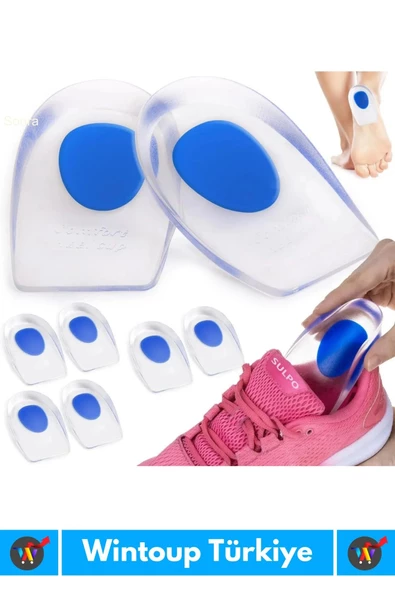 Premium Ergonomik Anatomik Boşluk Doldurucu Jel Düz Tabanlık Ark Destekli Silikon Ayak Tabanlığı 2li - 4