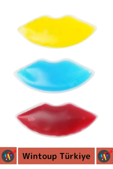 Premium Dudak Botoksu Soğuk Sıcak Termojel Yıkanabilir Isıtıcı Soğutucu Jel Kırmızı Dudak Bandı - 3