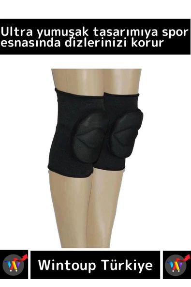 Luxery Özel Üretim Esnek Yumuşak Koruyucu Unisex Voleybol Futbol Dizliği - 2