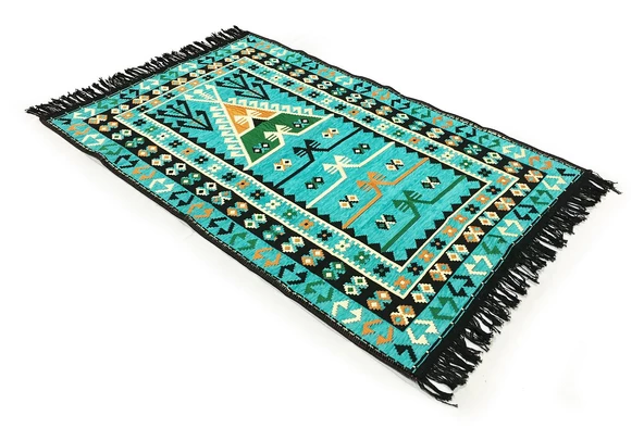 Shark Anadolu Seccade Kilim 6 Turkuaz - 5