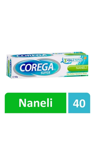 COREGA Naneli Diş Protez Yapıştırıcı 40g