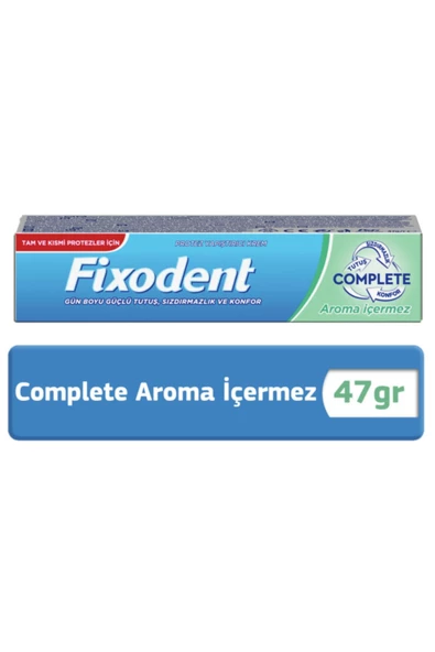 FİXODENT Complete Diş Protez Yapıştırıcı Aromasız 47g