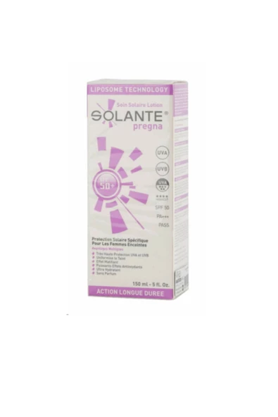 SOLANTE Pregna Sun Care Lotion Spf 50+ 150 Ml Hamilelere Özel Güneş Koruyucu