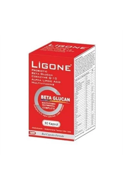 RODRİGO Ligone Beta Glucan Probiotic Multivitamin 30