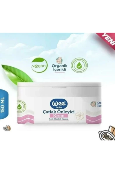 WEE BABY Wee 219 Organik Içerikli Çatlak Önleyici Krem 150ml