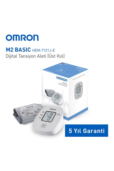 OMRON M2 Basıc Hem-7121j-e Üst Koldan Ölçer Dijital Tansiyon Aleti