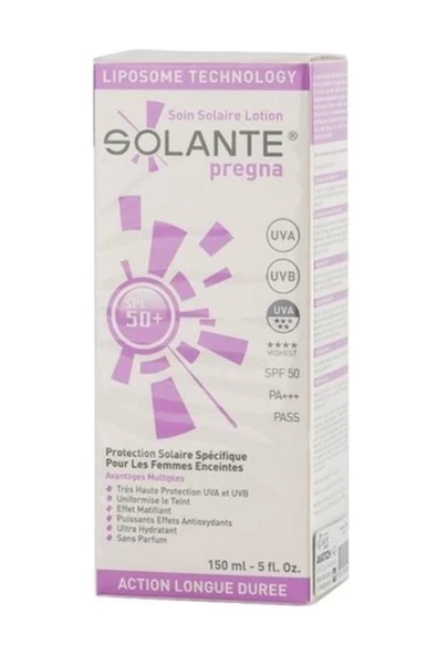 SOLANTE Pregna Spf 50 + Losyon