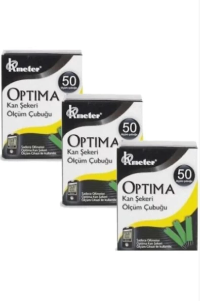 OPTİMA Seker Ölçüm Stribi (strip) 50 X 3 Kutu