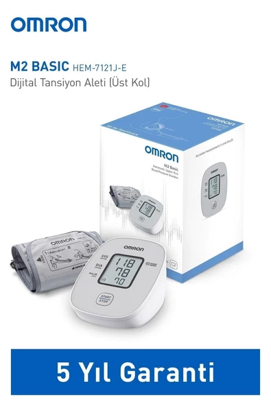 OMRON M2 Basıc Hem-7121j-e Üst Koldan Ölçer Dijital Tansiyon Aleti