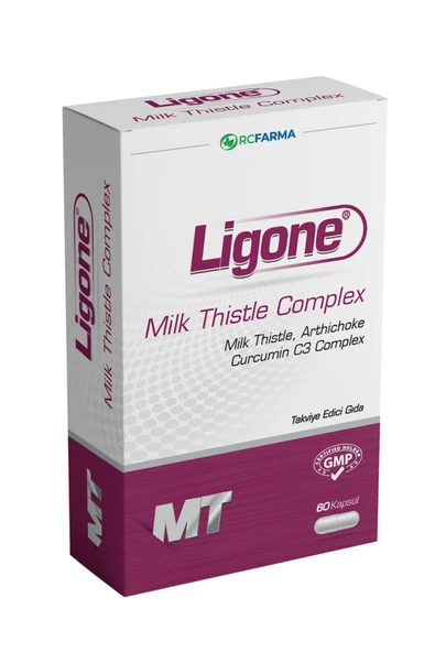 LİGONE Milk Thistle Deve Dikeni, Enginar, Karahindiba, Zencefil 60 Kapsül Skt:02/26