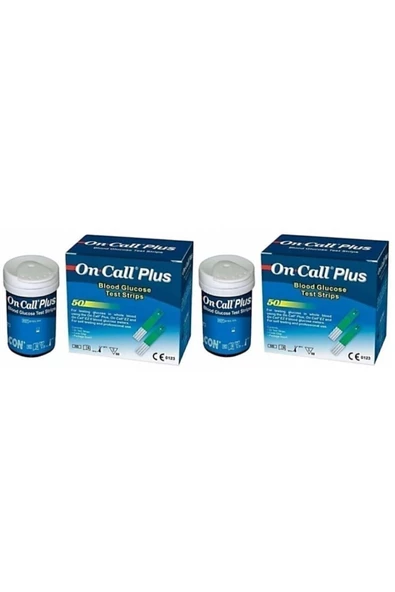 ON CALL PLUS Ölçüm Çubuğu Test Strip 100 Adet, (50 Adet X 2 Kutu)