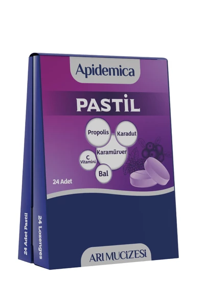 ARI MUCİZESİ Apidemica Pastil (karadut, Karamürveri, Propolis, Bal Ve C Vitamin)