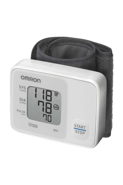 OMRON Bilekten Ölçer Tam Otomatik Tansiyon Aleti Rs1 Hem-6120-e