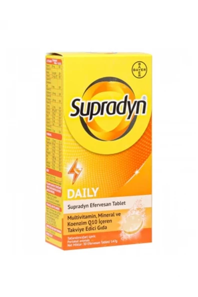 BABY Supradyn Multivitamin Mineral ve Koenzim Q10 30 Efervesan Tablet ( 1 ADET )