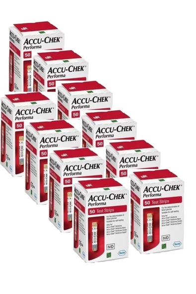 ACCU CHEK Accu-check Performa Nano Strip Stribi 50'lik X 10 Kutu