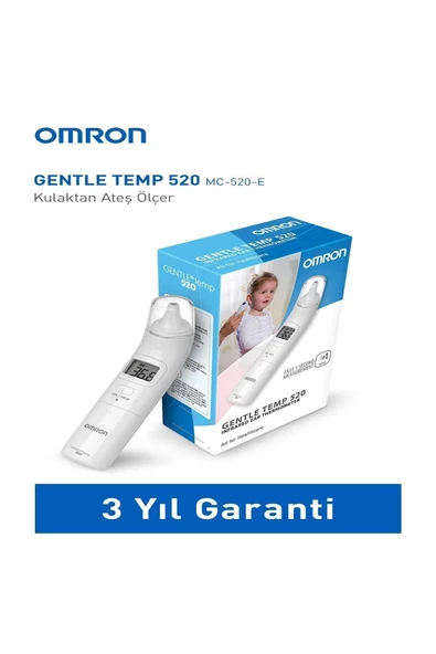 OMRON Gentle Temp 520, Kulaktan 1 Sn'de Ölçüm Yapan Ateş Ölçer