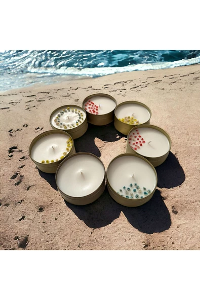 MY BEAD Soya Wax BEYAZ SABUN Kokulu Vegan Mumlar 180 cc - 8