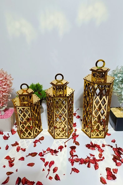 VEHER Gold Dekoratif Mumluk - CT4149 - 3