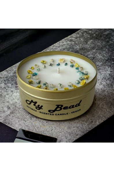 MY BEAD Soya Wax VANİLYA Kokulu Vegan Mumlar 180 cc - 5