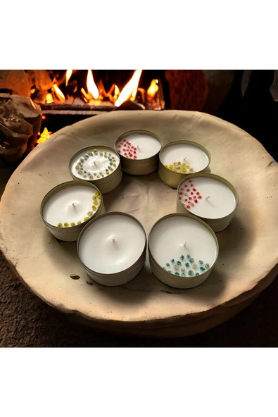 MY BEAD Soya Wax AMBER Kokulu Vegan Mumlar 180 cc - 6