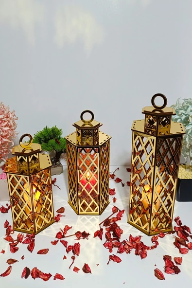 VEHER Gold Dekoratif Mumluk - CT4149 - 5