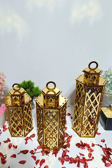 VEHER Gold Dekoratif Mumluk - CT4149 - 8