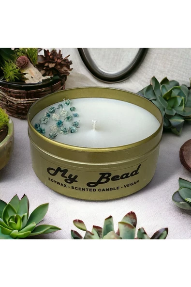 MY BEAD Soya Wax Jojoba Kokulu Vegan Mumlar 180 Cc